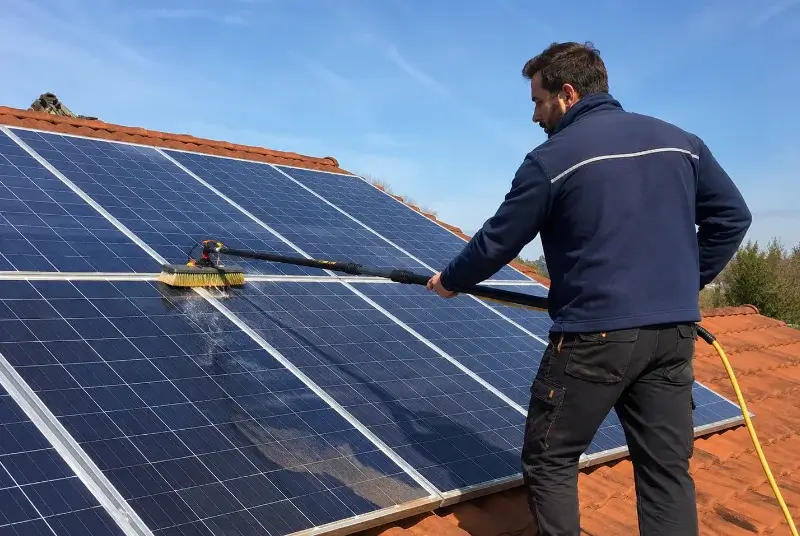 Nettoyage et entretien de panneaux solaires à Abzac
